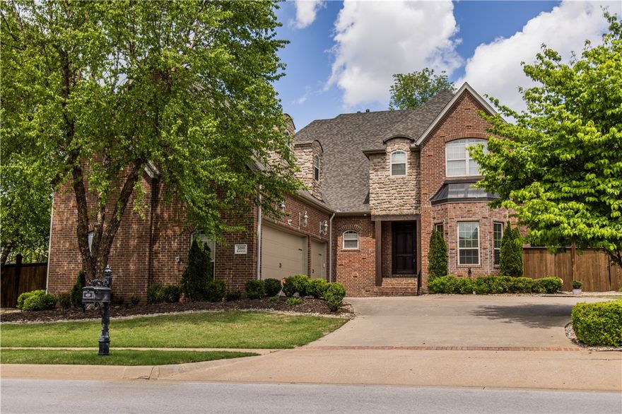 Welcome to your dream home where luxury meets convenience! This 4-bedroom, 3.5-bath residence boasts a location near trails, Botanical Garden, restaurants & shopping. Step inside to discover the inviting kitchen with eating nook, perfect for culinary adventures & casual dining. The living room features a fireplace, ideal for chilly evenings, while the formal dining sets the stage for elegant gatherings. Entertainment awaits in the media room, complete with projector, screen, sound system, platform theater seating & convenient wet bar for refreshments. Retreat to the primary bedroom, featuring en suite bath for comfort at its finest. Soaring ceilings & catwalk overlooking living room/foyer add a touch of grandeur, complemented by gorgeous woodwork throughout. Outside, unwind on the covered patio in the privacy-fenced backyard, offering a serene retreat for relaxation & gatherings. This home comes fully equipped with 3-car garage, riding lawn mower, massage chair, smart fridge, washer, dryer, security system, & more.