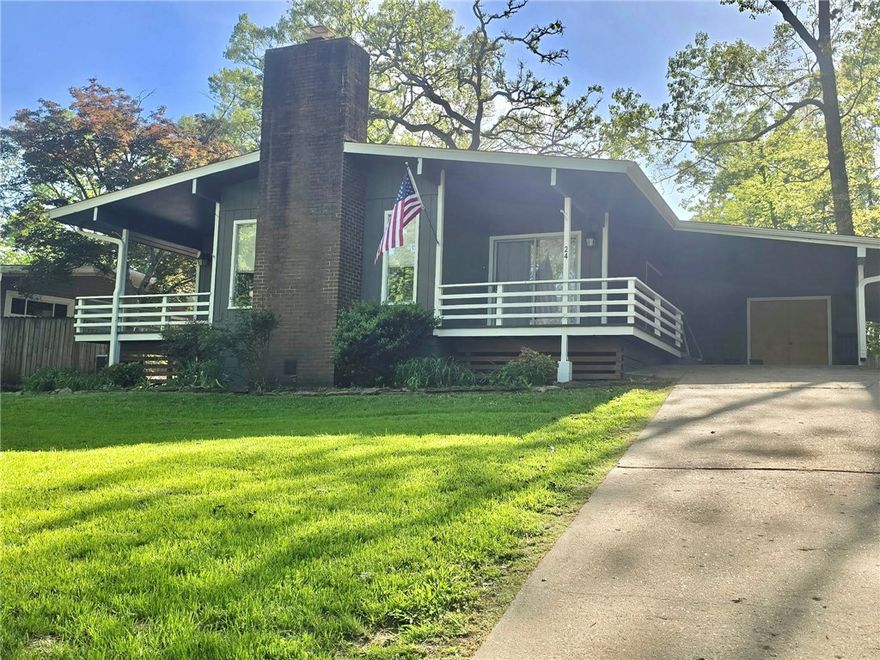New this! New that! Welcome home to this recently updated 2 bedroom/2 full bathroom home with large bedrooms and ample living space. Brand new high efficiency heat pump in 2026. ALL new septic system in 2025 including tank, box, and lateral lines. New roof 2024. New LVP flooring in all common areas, new interior and exterior paint, 2 covered decks in front, open uncovered deck in back with private access from primary ensuite, an extra patio area perfect for grilling, a workshop of 154 sqft ready for your personal touch. Wood beams in the living room along with a wood burning fireplace. This home is a retreat waiting for you!