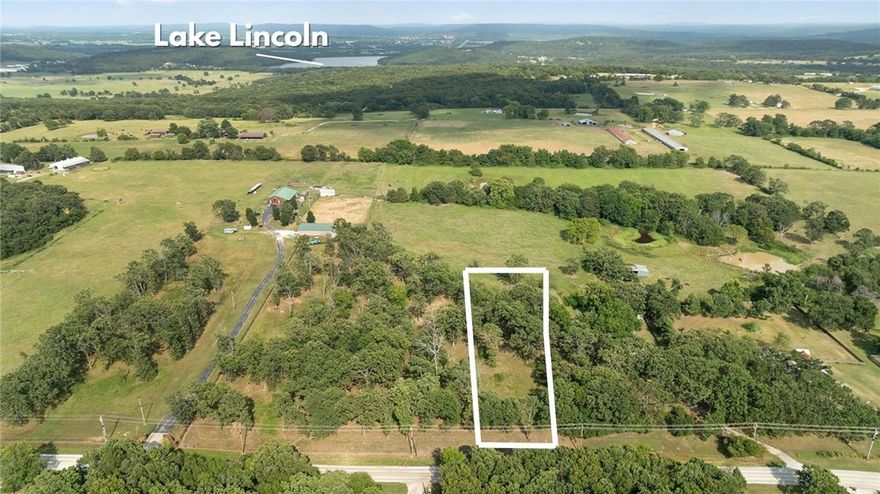 PRICE IMPROVED! Hardwoods, paved road, and room to build—this 3.41-acre tract on Wedington Blacktop checks all the boxes.  With electric at the road, city water from Lincoln and multiple build sites, it's a solid start for your dream home. Gently sloping, partially fenced, and surrounded by nature, but still just minutes from shopping and dining. No mobile or manufactured homes allowed. There has been perc tested for building a home.