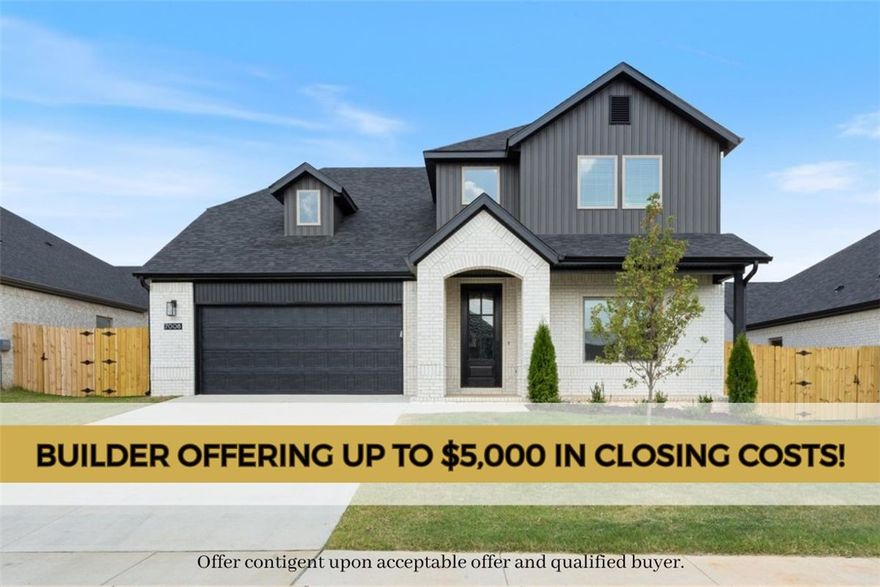 Builder is offering up to $5,000 IN CLOSING COSTS, APPLIANCE PACKAGE OR TOWARDS INTEREST RATE BUY DOWN with an acceptable offer!! Unmatched quality awaits in the "LILY-C' plan, with the primary bedroom, bathroom, spacious primary closet and second guest bedroom and full bathroom on the main level. The second story features two additional guest bedrooms and full bathroom with additional walk in attic storage. Upgrades include quartz countertops, two-story open entry way, upgraded lighting fixtures, custom cabinets, black stainless steel appliances, gas fireplace, gas range, tiled walk in shower in primary bathroom & luxury vinyl plank floors throughout all bedrooms & common areas. Enjoy standard inclusions such as insulated, finished out garages, full home gutters, privacy fence & blinds throughout. Community pool coming in Phase 2!