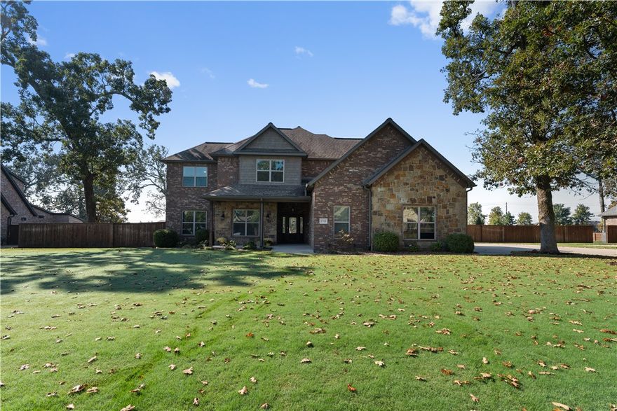 Welcome to your dream home in the highly coveted Ridgewood Subdivision! This exquisite property sits on an almost 1 acre lot and boasts 4 bedrooms, 4 baths, an office, a sprawling bonus room and plenty of storage, offering ample space for luxurious living and entertaining. 
Inside, discover an open floor plan with a gourmet kitchen with spice racks, pot filler and a gas range.  A dedicated corner office to work from home, guest bedroom and main suite complete with a spa-like ensuite bath and walk-in closet on the main level that connects with the laundry and mud room. 
Step outside to discover a custom cedar screened-in porch with snap panels, a large yard that serves as a blank canvas for the backyard of your dreams!! Bordered by a privacy tree line, this backyard offers the perfect setting for outdoor gatherings and relaxation. L-Privacy fence for trailer parking.  
This home is just a quick bike ride to Mt. Hebron park, sports courts, splash pad & dog park. Minutes anyway from The AMP, Top Golf and shopping.