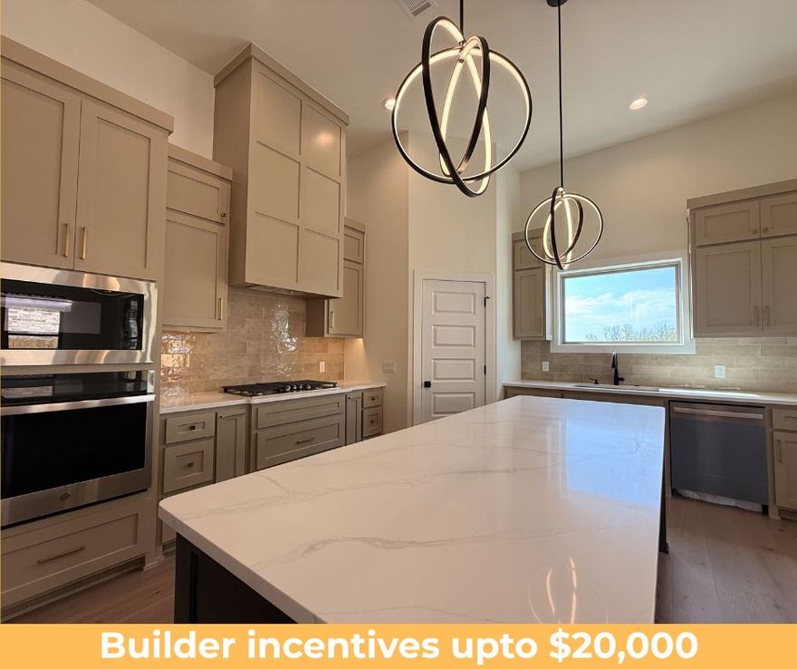 PRE-SELLING this already custom-designed home! Buyers  can add their own personal touches!
This 4-bed, 3-bath home is a split floor plan with main-level primary bedroom and guest bedroom. A beautiful open kitchen with quartz countertops, stainless appliances, and a walk-in pantry. All of this with a 12 feet ceiling bringing beautiful light in to the home. This home included a covered patio and a 2 car garage. This home offers both elegance and functionality , combining modern design and comfort. 
Please reach out to know more about this property.