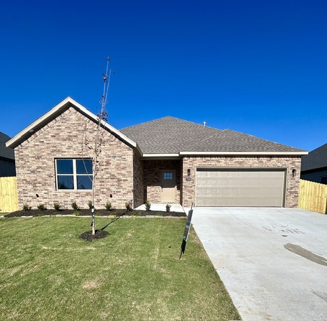 Welcome your family to this spacious new construction home located in upcoming Bentonville subdivision, Walnut Grove. This home boasts a spacious split floor plan, custom interior/exterior design, and many upgrades. Enjoy the hardwood in living room, beams in master and living, floor to ceiling rock fireplace, and barn doors. You won't want to leave your huge master shower that includes a regular shower head, rain head, and handheld. Or maybe you prefer soaking in your freestanding tub! Amenities include blinds, gutters, and a fully fenced in yard! Preferred lender is offering up to $3,500 in closing costs!