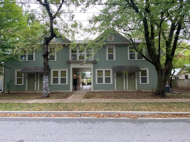 Well appointed 1 bedroom, 1 bath townhome close to U of A campus and downtown Fayetteville! Very clean unit with stained concrete flooring throughout! This unit comes with all appliances, including washer & dryer. Water & trash are included. This unit comes with one reserved parking spot! Move-in ready! Agent owned.