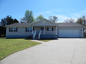 Nice 3BR, 2BA, home just under 2,000 sq.ft, split floor plan, all kitchen appliances stay, den on back large deck, large privacy fenced yard, 2 car garage with storage room, Storm Shelter in Garage.