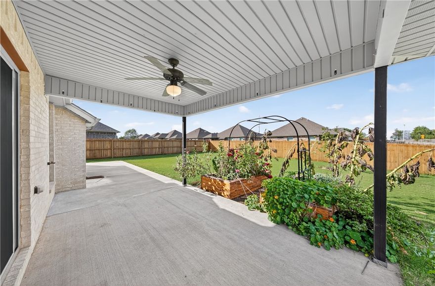 Bentonville close to everything. 3 Bed 2 bath & just over 2000 sq ft with all the amenities like granite counter tops, custom cabinets, crown molding, SS appliances, pantry, covered back patio, 6 ft privacy fenced yard and more