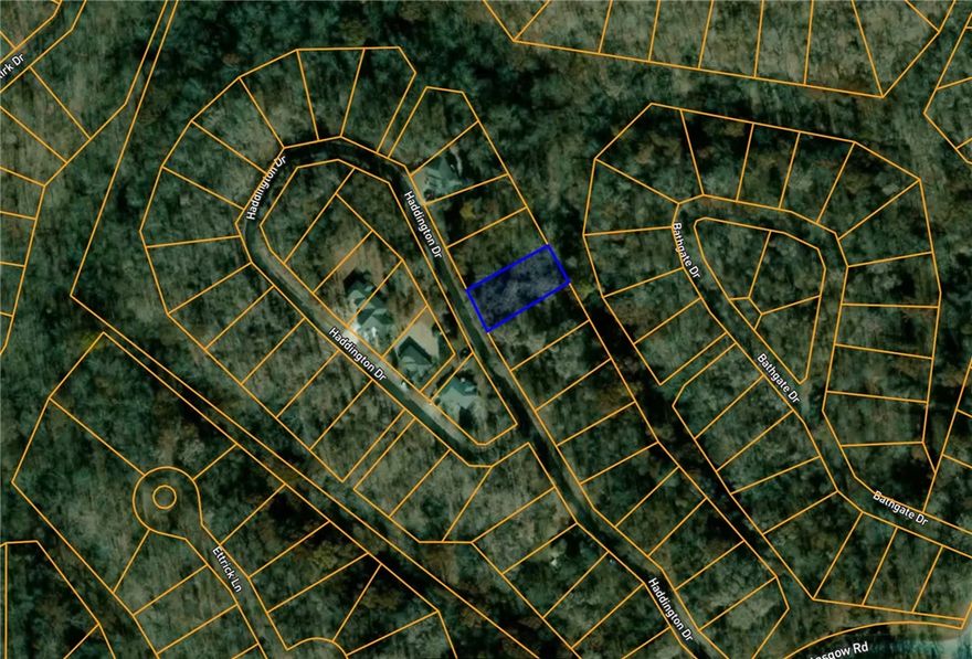 This lot is perfectly located just 2 minutes from the Branchwood Recreation Center, offering easy access to scenic walking, biking, and nature trails, as well as nearby golf courses and Loch Lomond. Surrounded by natural beauty, and only 7 minutes from I-49, it’s an ideal spot to build your dream home. Water and electric at street.