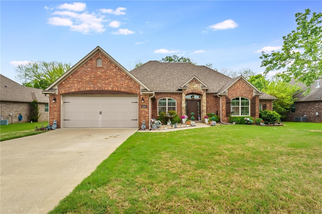 Located in one of Bentonvilleās most sought-after neighborhoods, this home backs to green space with no rear neighbors, offering peace and privacy. The roof is scheduled to be replaced prior to closing, adding value and peace of mind for the next owner. Inside, enjoy new floors in the primary suite and office, a new HVAC system (2024), and a new dishwasher. The tandem 3-car garage offers extra space for storage or hobbies. The primary suite features an oversized frameless walk-in shower for a spa-like feel. Outside, a heated and cooled outbuilding has been transformed into a man cave or theatre room, complete with six recliners and built-in surround sound speakersāall included. The community offers a park, trail, fishing pond, and pool, making it the perfect place to enjoy the outdoors. A rare blend of comfort, space, and location!