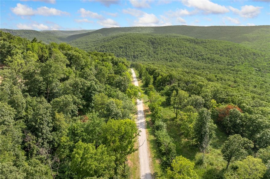 The groundwork is already done for you!  This lot comes fully equipped with underground utilities already in place, including natural gas, fiber optic internet, electric, public water, and sewer. No waiting, no guesswork, no costly setup—just a smooth, ready-to-build opportunity from day one. Miles and miles of views from your front - that is what Lot 117 (1.20 m/l ac) of Round Mountain Estates offers! This lot backs up to the Round Mountain bluff line and has unique boulders on sites!  RME is the newest subdivision in Harrison, AR. If you’ve been dreaming of trading city lights for star-filled skies, RME delivers. Beyond your homesite, you’ll have access to a 350 acre common area reserved for residents, featuring a stocked fishing pond, Kissing Rock Trail, natural springs, Baby Canyon Trail, striking bluff lines and views that stretch for miles.  *Terrapin Creek Rd will be paved in the future, per county officials.
