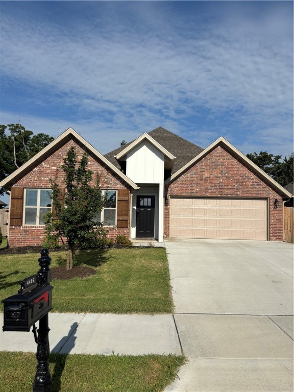 One year old east facing brick home with washer, dryer, fridge and fence included. Granite counters, wood look tile floor, and open floor plan. Grab it before it's gone. Available July 23rd.