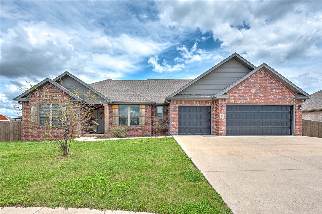 Seller Offering $3500 paint credit for this charming all-brick home in South Pointe, Tontitown! Step inside to an open, easy-flow layout with a split floor plan perfect for both quiet nights and lively gatherings. The kitchen features granite countertops, bright white cabinetry, a roomy pantry, and tons of storage. Wood-look tile adds warmth, while the gas fireplace creates a cozy focal point. The primary suite is a relaxing escape with tray ceiling, whirlpool tub, and a spacious walk-in closet. An oversized laundry room gives you space to spread out—or customize. Out back, enjoy a covered deck and flat, privacy-fenced yard with gate access. Neighborhood perks include a pool, playground, and well-kept common areas. Only minutes to Tontitown Winery and Arvest Ballpark—this one brings together style, space, and location like no other!
Seller submitting insurance claim for new roof and items affected by recent hail storm.
Don't let this one slip by! Call for Showing Today!