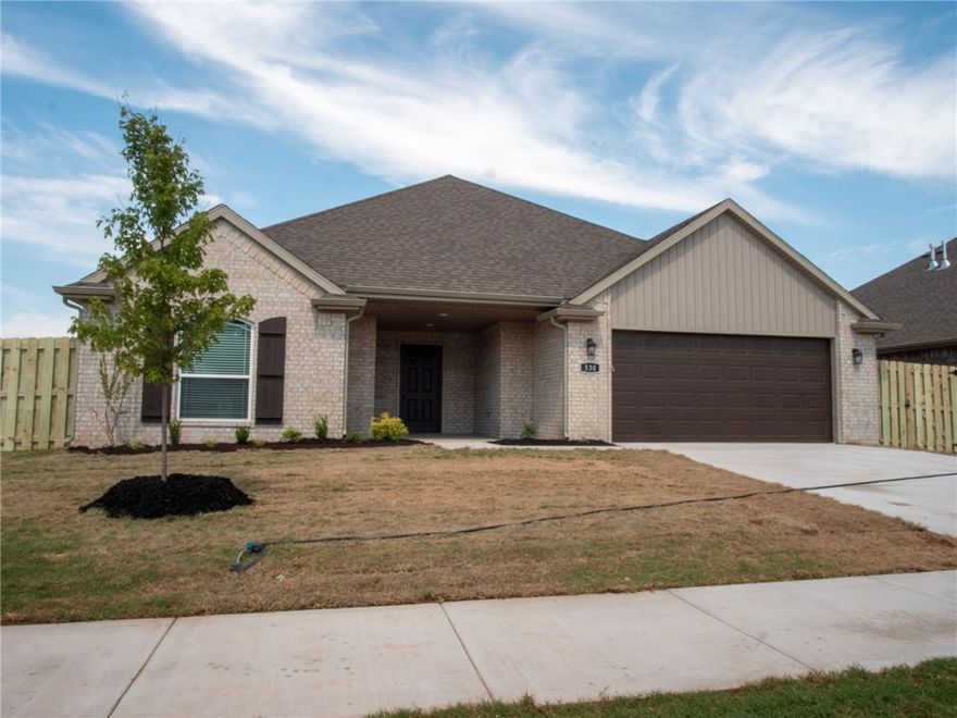 Welcome to the Ouachita – where modern design meets everyday comfort in a beautifully crafted one-story ranch-style home. Nestled in a vibrant new community, this thoughtfully designed 3-bedroom, 2-bathroom home offers 1,669 sq ft of smart, efficient living space. The open-concept floor plan seamlessly connects the kitchen, dining, and living areas—perfect for both relaxed family living and effortless entertaining.

From the moment you step through the entryway, you'll appreciate how every square foot is designed with purpose. The spacious primary suite features a generous walk-in closet and a luxurious en-suite bathroom with a soaking tub and separate walk-in shower. Outside, enjoy a covered back porch—ideal for weekend barbecues, playing with pets, or simply soaking up the sun.

With a finished two-car garage and a range of convenient features to fit your lifestyle, the Ouachita is the perfect place to call home in one of the area’s most desirable new communities.