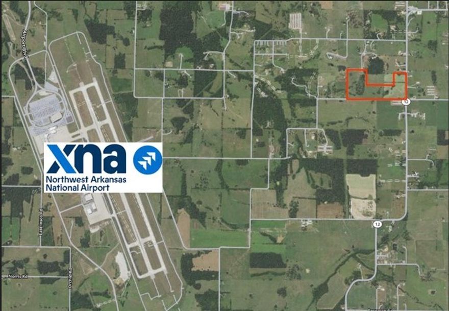 This prime development opportunity offers 58 acres of land in NWA. Situated near Gentry, Bentonville and XNA Northwest Arkansas National Airport, this property provides a fantastic location for potential growth and expansion. With ample space available, developers have the opportunity to create a project that capitalizes on the NWA thriving economy.