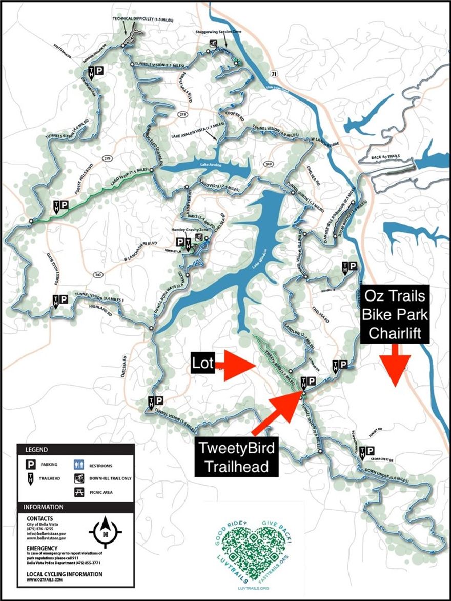 Build your dream home just minutes from the brand-new Oz Trails Bike Park opening Summer 2026! Located steps from the Tweety Bird Trailhead, this lot puts you right in the heart of Bella Vista’s world-class trail system. Situated in the Bentonville School District and already perc’d for a 2-bedroom home, this property is ready for your vision. Whether you're looking to build a weekend getaway, investment property, or full-time residence, the location simply can’t be beat. Ride from your driveway, watch your investment grow, and enjoy everything Northwest Arkansas has to offer.