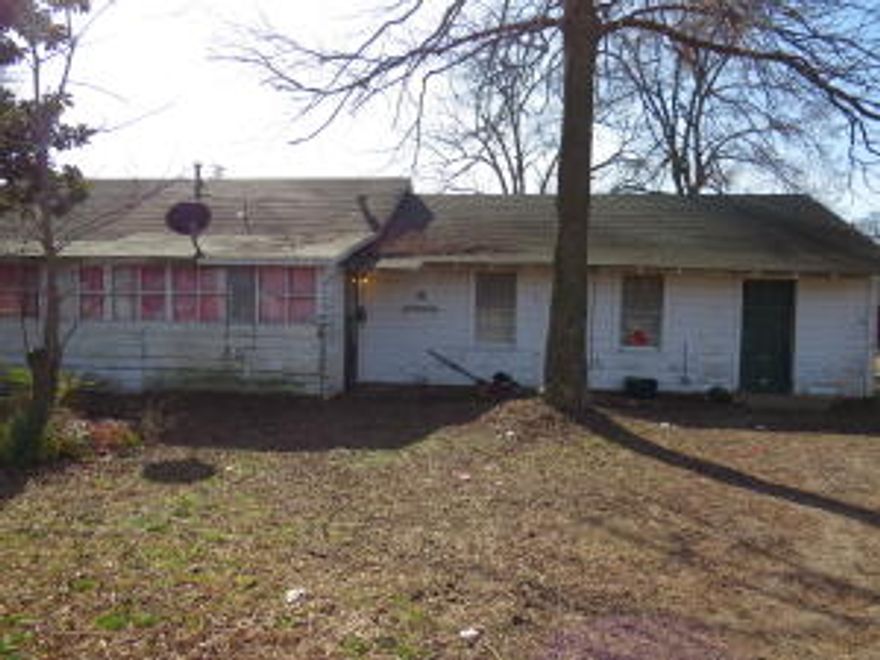 DIAMOND IN THE ROUGH! Just waiting for the right person.  Employ your skills and save cash with this 3-bedroom/1-bath 1408-SF home in Atkins.  Perfect for an INVESTOR! Just a hop, skip, and jump away from Atkins schools or downtown it would make a perfect rental!  OR if you are ready to try your hand at flipping houses, this would be a great starting place. Call today to view.
