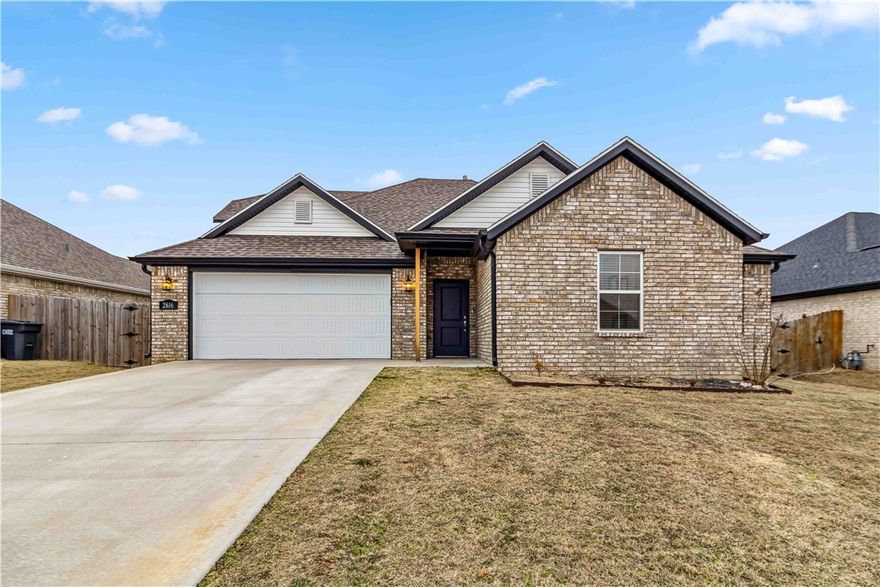 This stunning 4 bed 2 bath home, built in 2022, offers the perfect blend of modern living and convenient access to the best of Springdale! Located in a desirable East Springdale neighborhood, you'll find yourself just moments away from Lake Fayetteville, and the shopping experiences of Fayetteville Mall. This beautiful home boasts an open and inviting floor plan, perfect for entertaining and everyday living.  Featuring LVP floors and granite counter tops, the home offers a comfortable and stylish atmosphere.
