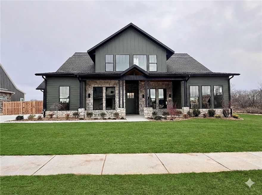 Located in sought-after neighborhood of Big Sky this masterpiece of design & luxury, is a testament to impeccable taste. The heart of this haven is undoubtedly the chef's kitchen, sprawling island, vegetable sink, 5-burner/double oven gas range, quartz counters, walk in pantry, floating shelves and custom stained hood. Living room centers around stunning tile linear gas fireplace, enveloped by oversized windows that bathe the space in natural light. Adjacent, the dedicated dining area with custom wood accents is positioned for a seamless flow. Retreat to the primary suite, where oversized windows invite in sunlight & spa-inspired bath with a walk-in tile shower featuring double showerheads, soaking tub, double sinks & walk-in closet with floor to ceiling storage and direct access to the laundry room. Study with French doors and stunning accent wall and the upstairs reveals a generous bonus room with a wet bar. Enjoy the oversized covered patio overlooking the fenced backyard. $3,000 if you use the preferred​​‌​​​​‌​‌​​​‌‌​​​‌‌‌​​‌​​‌‌​​​​ Lenders