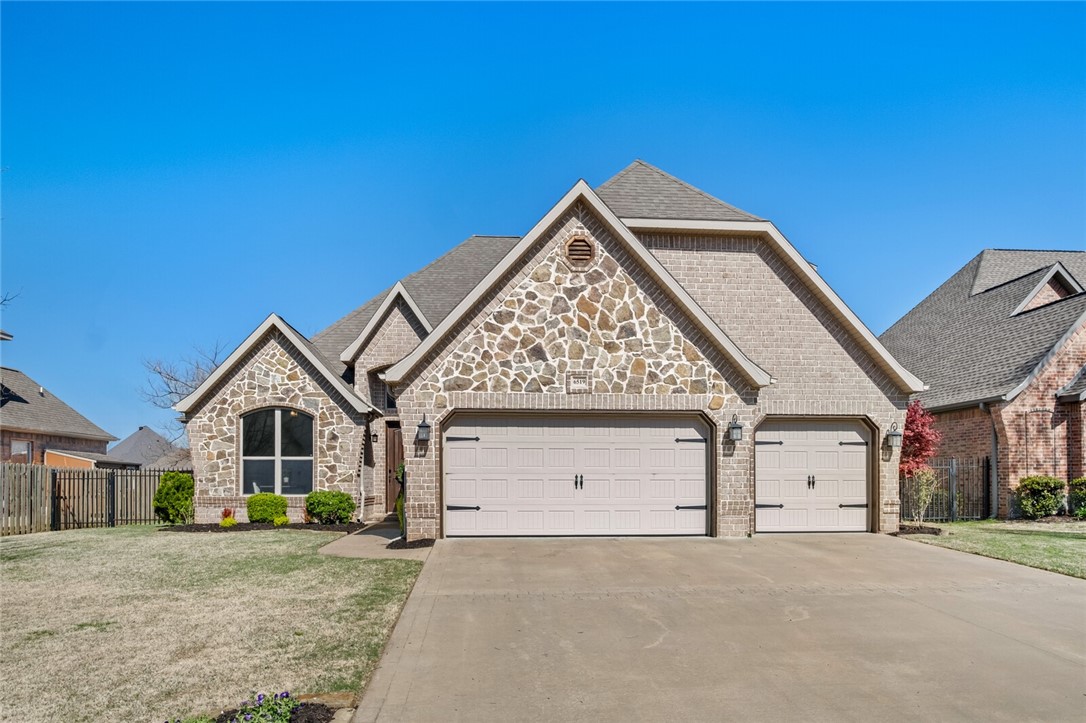 Welcome home! Located in the highly sought after Pinnacle Hills area, Hearth Stone is minutes from restaurants, shopping, Walmart Amp, Top Golf, Mercy Hospital & more. The beautiful home features an open floor plan with 4 bedrooms, 3.5 baths, office, and bonus room with full bath. The minute you walk through the door, the warm color palette, modern upgrades, and natural light will entice your guests to stay awhile. The main floor has 3 bedrooms, including the primary with an attached office that could also be used as a nursery or yoga studio. The kitchen features a gas range, two built-in ovens, granite counter tops and large pantry. The outside entertaining area includes a built-in grill, granite countertops, and a fire pit. The home backs up to POA green space providing additional privacy. This home has been well-maintained. See attached list for upgrades and average utilities. Zoned for Bentonville schools. 8 miles from the new Walmart home office campus. Open House Saturday 2-4 pm and Sunday 1-3 pm.