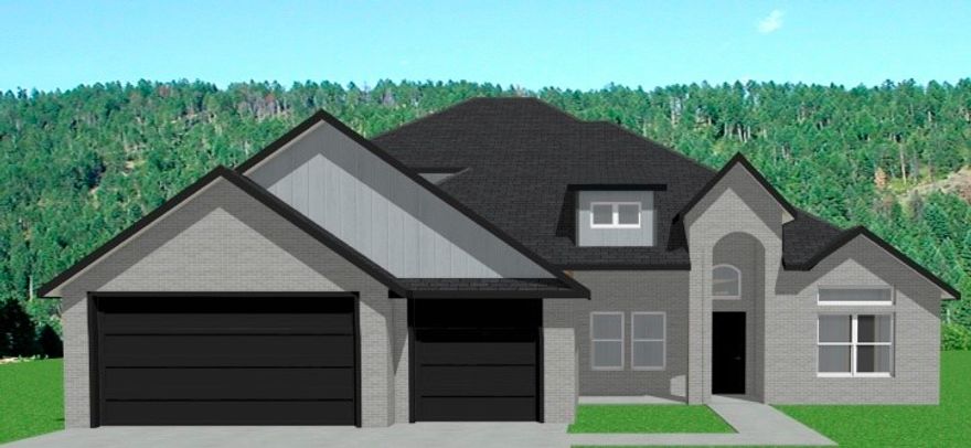 The Hitch, a thoughtfully designed 4-bedroom, 3-bathroom home that blends style, comfort, and function. The open floor plan has a natural flow and spacious living areas—ideal for both relaxing evenings and entertaining guests. The heart of the home is the kitchen, featuring custom cabinetry, granite countertops, and stainless steel appliances that make cooking a pleasure.  The primary suite is a private retreat, complete with a beautifully tiled shower, double vanities, and a large walk-in closet. Designed with convenience in mind, this home also offers a 3-car garage, fenced backyard, gutters, and a covered patio with a fireplace—perfect for outdoor living year-round. Taxes are based on land only. The builder is offering $7500 towards closing costs or rate buydown. Lender incentives available. For a limited time, the builder is offering an extra $2500 towards closing costs OR a gift card to Lowes or Amazon.  Still under construction. Pictures are of a similar plan and finish.