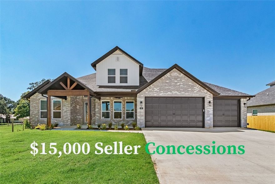 The Millfield plan in The Reserve at Wolverine offers a thoughtfully designed layout with 4 spacious bedrooms, 3.5 modern bathrooms, and an attached 3-car garage. The impressive kitchen boasts double ovens, custom-made cabinetry, and a spacious eat-in area—ideal for everyday living and entertaining. The primary suite is a true retreat, complete with a large tiled shower and an oversized walk-in closet. Upstairs, you’ll find three additional bedrooms and two full bathrooms, providing plenty of space and flexibility for family or guests. The house is still under construction with an estimated completion of 2/3/26. The builder is offering $15,000 towards closing costs or a rate buydown. Preferred lender incentives available. Pictures are not of the exact house, but a similar plan and finish. Taxes are based on land only.