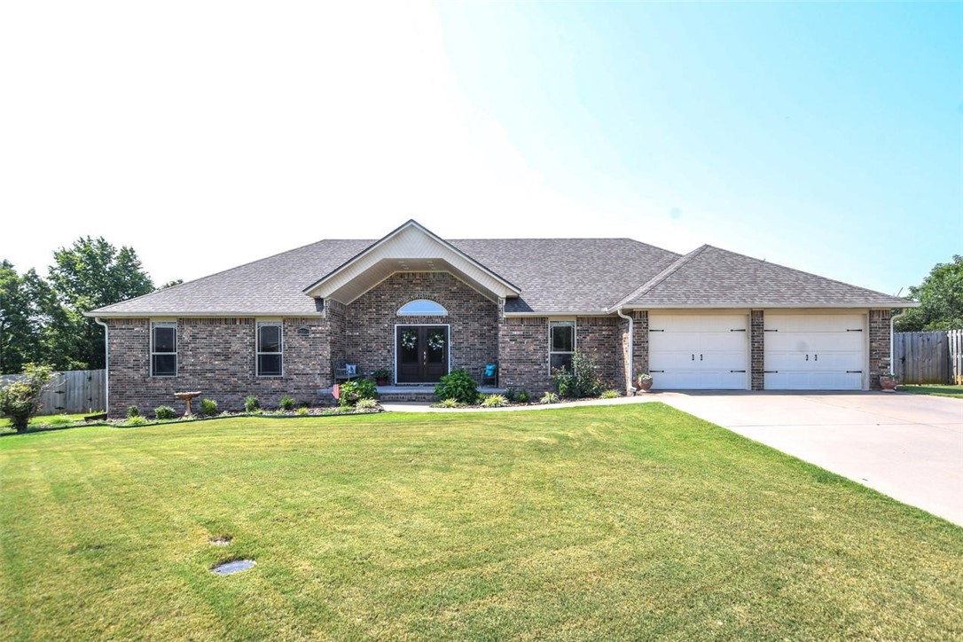 Welcome to your like new 4-bedroom 2 bath home. All new paint, LV Flooring and carpet installed Feb 2025 (not pictured). New stainless-steel dishwasher just installed. New roof in 2020 and new furnace in 2019. Home has two (2) living areas plus a sunroom. Tornado shelter. Central vacuum, attic fan and granite counter tops. Nice, oversized backyard with a Doughboy pool for all your entertaining. Move in ready.