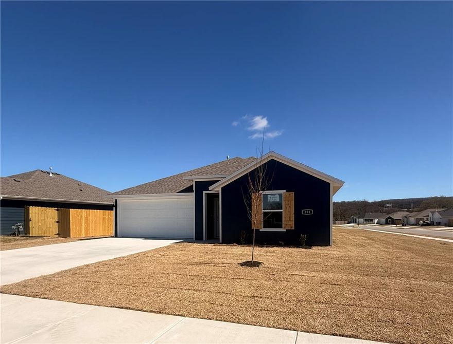 Sold before print! Fabulous Fargo plan in Selah Meadows, our newest home community situated in the heart of Prairie Grove.  Each home in Selah Meadows is meticulously crafted with attention to detail, creating a space that feels both luxurious and welcoming. From the moment you walk through the door, you'll be greeted by modern features and spacious layouts that cater to every lifestyle. Our homes boast premium finishes and thoughtful designs, ensuring that you'll be stepping inside your own personal oasis. These homes will be complete with LVP flooring throughout, wood shelving in all closets, pantry and utility room. Kitchen will have granite countertops and stainless-steel appliances! Bedroom one bath will have granite countertops, double sinks, and a walk-in shower. Home will have a Garage Door Opener, and a Landscape package. Home will have Beautiful 4 Sides Hardie Siding®.