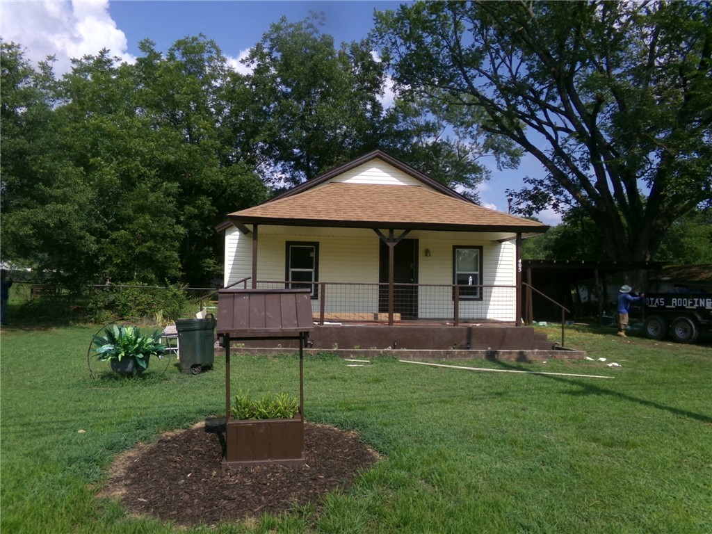 Beautifully remodeled home on large, level lot! This property has a new roof, water heater, flooring, appliances, heaters, gas lines, and more. Carport, shelter, and outbuilding convey! This property is MOVE-IN READY! Seller is motivated. Call for showing!