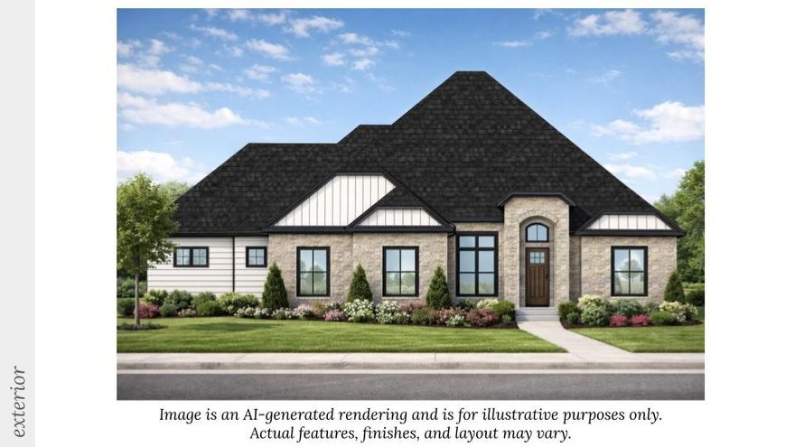 Experience refined living in this stunning new construction home located in the sought-after Big Sky subdivision. Featuring 4 bedrooms, 3 bathrooms, and a spacious bonus room, this thoughtfully designed floor plan blends a functional and elevated lifestyle. The kitchen is a true showpiece, complete with high-end custom cabinetry, a premium range and oven, and designer finishes throughout. The open living space is anchored by a beautiful indoor fireplace, creating a warm and inviting atmosphere. Step outside to your covered patio with an outdoor fireplace! It's the perfect setting for year-round entertaining and relaxed evenings at home. Luxury details, exceptional craftsmanship, and timeless design make this Big Sky home one you won’t want to miss.