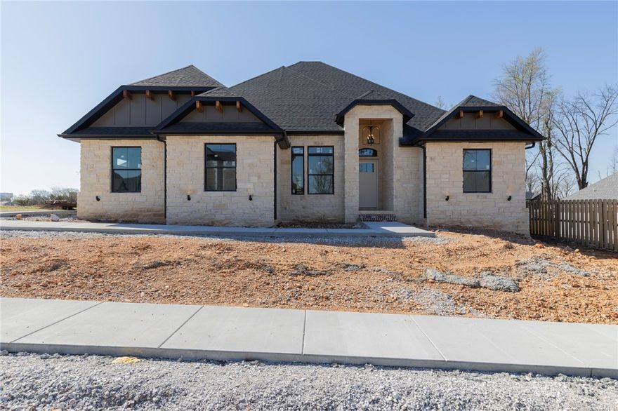 Experience refined living in this stunning new construction home located in the sought-after Big Sky subdivision. Featuring 4 bedrooms, 3 bathrooms, and a spacious bonus room, this thoughtfully designed floor plan blends a functional and elevated lifestyle. The kitchen is a true showpiece, complete with high-end custom cabinetry, a premium range and oven, and designer finishes throughout. The open living space is anchored by a beautiful indoor fireplace, creating a warm and inviting atmosphere. Step outside to your covered patio with an outdoor fireplace! It's the perfect setting for year-round entertaining and relaxed evenings at home. Luxury details, exceptional craftsmanship, and timeless design make this Big Sky home one you won’t want to miss.