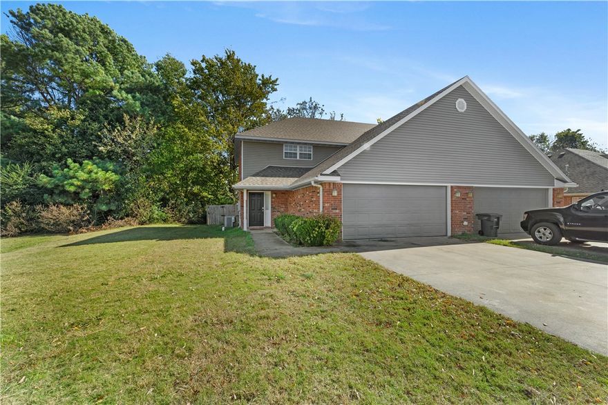 Don't miss out on this 3 bedroom, 2.5 bath home, perfect for investors.  Located just minutes from campus and downtown, with grocery stores, coffee shops and healthcare nearby.  Living here puts you close to Fayetteville's trails, parks, and cultural energy - Razorback games, music, and community events.  The spacious floor plan features a kitchen with updated appliances, and inviting living area filled with natural light, and three generously sized bedrooms. The home has an attached 2 car garage and a fenced in backyard perfect for entertaining.  Don't miss the opportunity to make this exceptional property your new home!  The home is currently rented with a lease that expires May 31, 2026, the lease will transfer with the purchase.