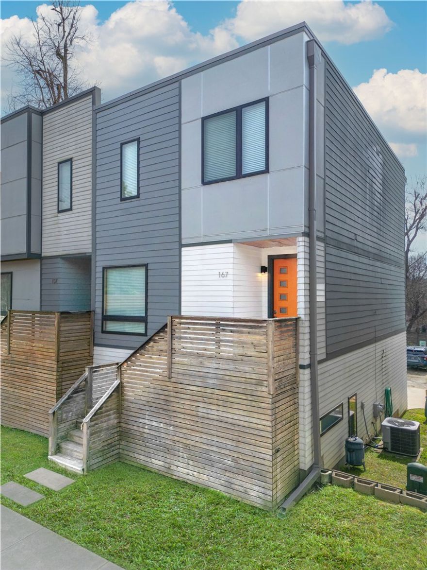 Located along MLK in Fayetteville, this well-positioned 3 bed, 2.5 bath townhome offers unbeatable convenience with quick access to campus, downtown, and major commuter routes. The property features rare parking for the area, including a 2-car garage plus two additional dedicated exterior spaces—ideal for residents and guests alike. Inside, the open-concept main living area flows into a functional kitchen with ample pantry storage, while an additional storage room off the garage provides space for bikes, gear, or seasonal items. Refrigerator, washer, dryer, and microwave are included, making this a move-in ready rental. Comes unfurnished. Just minutes from campus, Dickson Street, and downtown Fayetteville, with easy access to shopping, dining, parks, and transit, this townhome offers a prime rental opportunity in one of the city’s most sought-after locations.