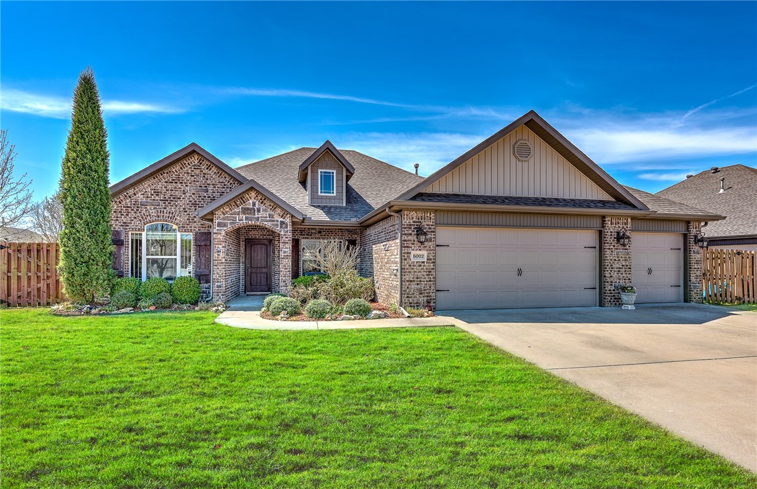 Gorgeous home with outstanding features and impeccable design in the fabulous Liberty Bell Neighborhood. Step inside to a lovely formal dining room overlooking the spacious living area with outstanding woodwork, trey ceilings and an eye-catching corner fireplace. These lovely details continue into the eat in kitchen where you will enjoy extra seating at the breakfast bar, granite counter-tops and stainless steal appliances. The backyard is a great place to entertain family and friends where you can relax on the partially covered patio that is wired for sound so you can enjoy your favorite music or shows outside in the warm Arkansas weather. You will also enjoy the shady over-sized pergola or evenings by the fire pit on the extended patio. This home is around the corner from the neighborhood pool and playground, plus you are within 3 miles to the Pinnacle Hills Promenade, Walmart Amp, and some of NWA’s best retail and restaurants.