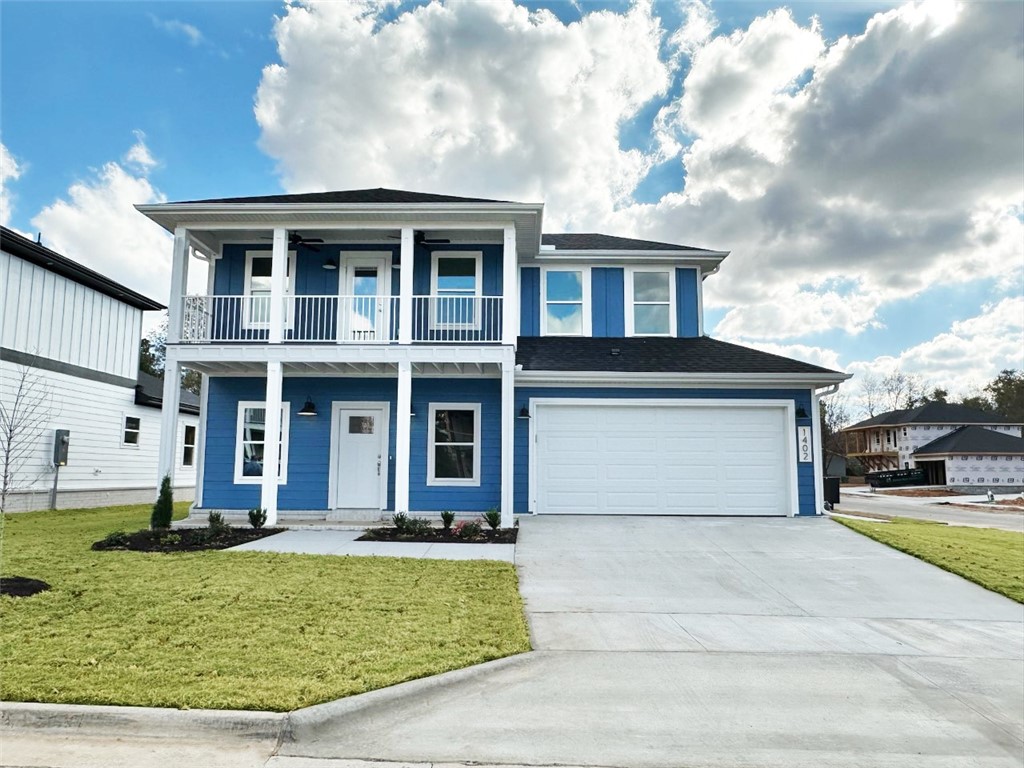 Beautiful 4 BR / 4 BA home located close to downtown Rogers, shopping, restaurants and more! Open floor plan features the primary suite and the den / office / 4th bedroom on the main level. Great storage throughout. Covered outdoor patio allows for family enjoyment and outdoor entertaining, and has access from primary suite and living room. Agent owned.