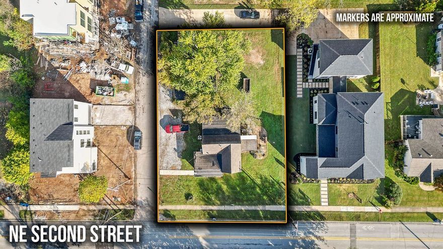 Serene park like setting with a great location. Nice corner lot <1 mile to Downtown Center, AWSOM, Crystal Bridges, New Walmart Campus and all Downtown Bentonville has to offer. Public utilities at 2nd St. Build your dream home. Value is in the land. No showings of home until accepted contract. MLS#1324810 & 1326584 also listed.