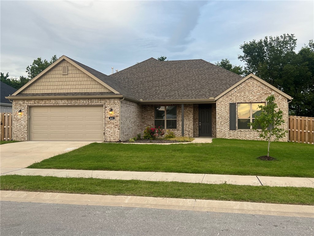Looking for a practically new house without all the construction in an established neighborhood? Finished in December 2022, owner lived in for a little over a year before being transferred out of state. All brick home in a quiet neighborhood with relaxing backyard. Includes: 3 bedrooms (split plan), 2 bathrooms, study, primary walk-in closet that leads to utility room, wall safe, walk-in pantry, large covered patio w/gas stub, pull down attic storage, smart garage door opener, stainless steel appliances, granite countertops, under mount sinks, custom blinds throughout the house, and 5-star HERS rated for energy efficiency. Professionally cleaned and paint retouched.