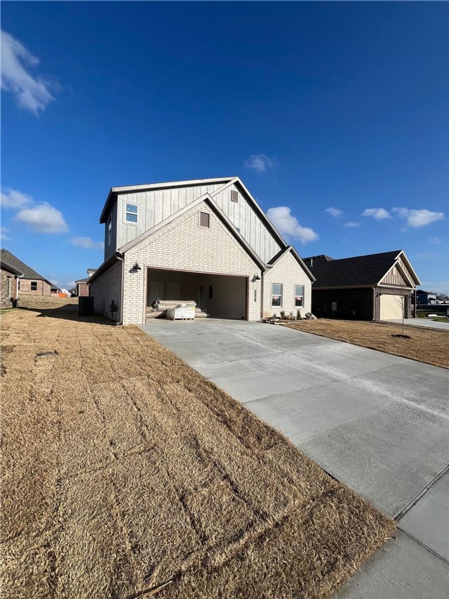 New construction in Heritage Ranch! This 4 bed, 3 bath home features a flexible layout with two bedrooms on the main level and two bedrooms plus a full bath upstairs—perfect for guests, a home office, or additional living space. Enjoy LVP flooring in the main living areas, modern finishes throughout, and a 2-car garage. Located within walking distance to the elementary school and less than 5 minutes to JBU. USDA-eligible area. Clean, modern, and move-in ready!