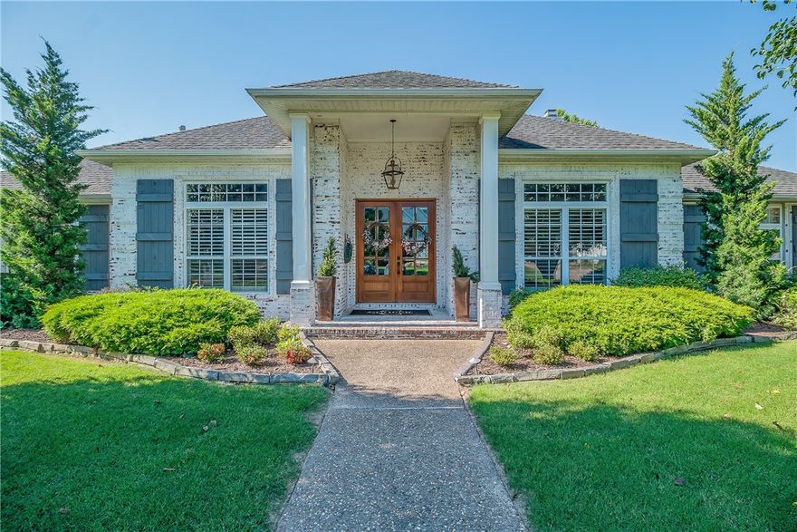 The epitome of style and grace & an entertainer's paradise. This completely remodeled one-level home is sure to stun, situated on a larger corner lot within Pinnacle Country Club. Every detail has been thoughtfully designed, featuring a seamless open floor plan with sunlit living spaces and designer finishes from floor to ceiling. The gourmet kitchen is a focal point, with custom cabinets, quartz counters, a large island, and top-of-the-line appliances. This wonderful home includes 2 primary ensuites, providing endless options for accommodating family and guests. Outside, the private outdoor oasis features an expansive brand-new covered veranda the Sellers recently added on with remote controlled shades, a built-in grilling station with bar and resort-style pool with spillover spa, and fire urns- all surrounded by luxurious turf. This home truly is a rare and exquisite residence.
Security annual fee of $1,200 billed separate from HOA. New HVAC system in 2022. Showings will start Friday, 12/13 at 4:00PM