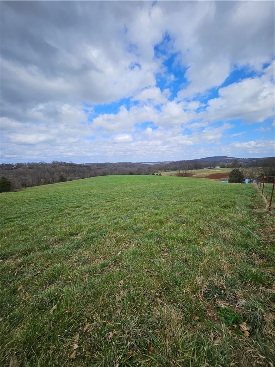 Discover up to 23 acres of true country living with rolling grassy fields, open pasture, a wet weather creek, pond and fully fenced property.  This versatile property offers endless possibilities:  build dream estate, create a hobby farm, or ideal for livestock.  The ideal blend on convenience, privacy, and potential.  Septic & well needed. Photos with sketched in boundary lines are just approximations.  Exact acreage and legal description is subject to lot split after offer.  Listed separately from adjoining parcel.  Agent related to the seller.