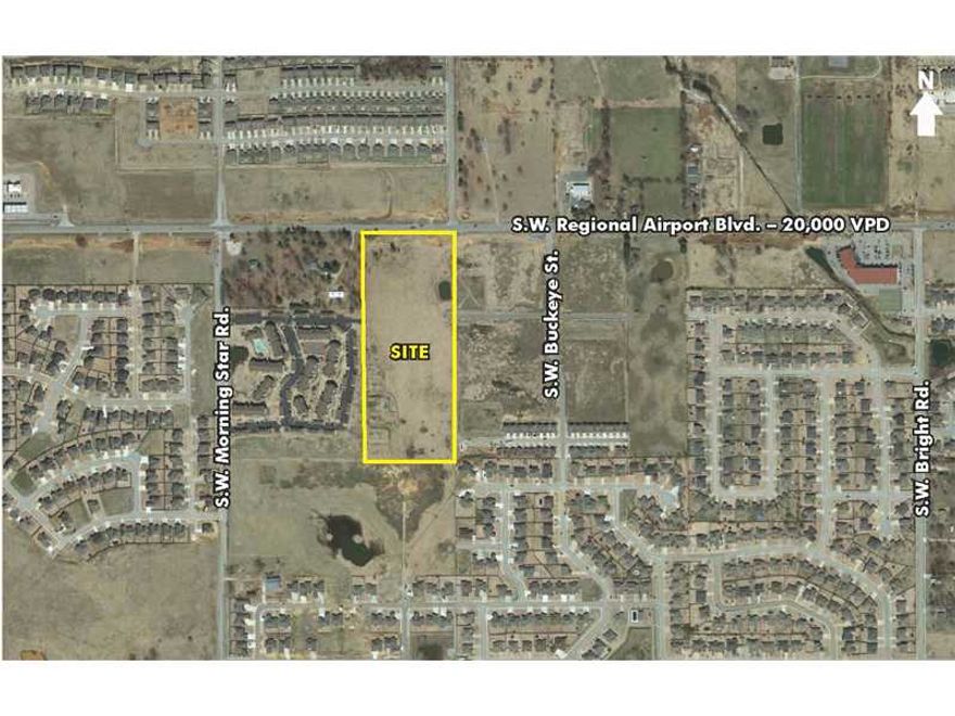 13.5/- acres on SW Regional Airport Blvd. Within west Bentonville's growth corridor between Walmart Home Office and XNA. Utilities at site (per GIS). 525' of frontage on Highway 12.