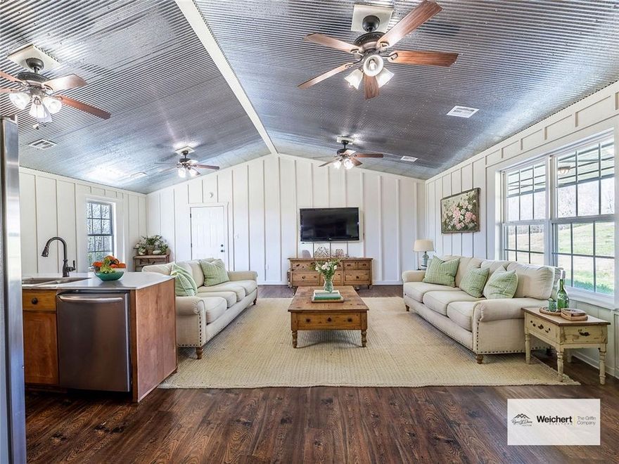 Welcome to this peaceful hilltop home just off Blue Springs Rd, right next to Beavorama community. A place where you can enjoy the quiet, nature, and nearby access to Beaver Lake with a neighborhood public boat ramp. This 3 bedroom, 2 bath home sits on over an acre and has been beautifully updated with new paint, flooring, countertops, tile backsplash, and fixtures, making it truly move-in ready. Inside, you’ll find great storage throughout, with several bedrooms offering two closets or more. The attached 2-car garage and spacious lot give you plenty of room for hobbies or simply enjoying the outdoors. If you’ve been looking  for a comfortable, updated home near the lake with space and privacy, yet still close to modern conveniences, this one feels like home the moment you arrive.