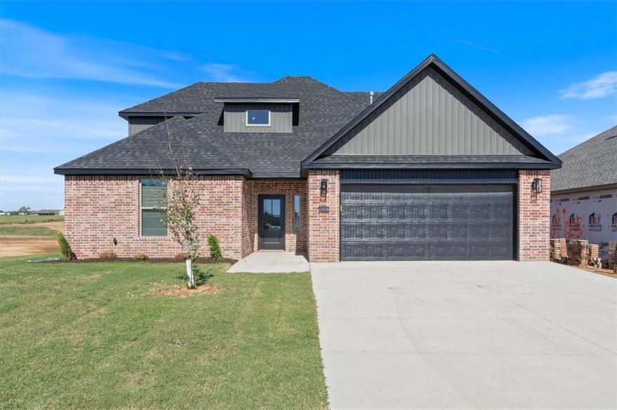 Welcome to your family home in Walnut Grove Estates. This upcoming Bentonville subdivision is located just minutes from Vaughn Elementary, the airport, groceries, gas, & more. This gorgeous home includes so many upgrades. Granite countertops, custom built cabinets, large kitchen island, large closets, split floor plan with 2 bedrooms upstairs, & so much more. The master is a true retreat with a soaker tub, custom tile shower with bench, & oversized walk-in closet. Fence & gutters included in purchase price. Neighborhood pool & other POA amenities coming soon. You don't want to miss out on this one, because it won't last long. Seller is offering $10,000 in closing costs, rate buy downs, or appliance upgrade.