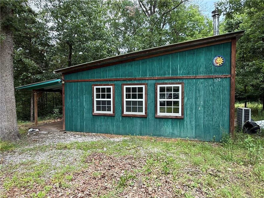 Fixer upper will need a well. Cabin with plenty of privacy to enjoy the peaceful wooded surroundings on3.41 acres. Some exterior rock needs completed. Has mini split unit and a wood burning stove. Waiting for your imagination to complete this home and make it your own. Listed at appraised value.