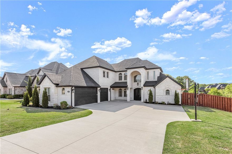 Stunning 5 Bedroom Home in Oak Tree! Amazing, gated community amenities including paved walking trails, club house, pool, tennis and basketball courts, and playground. This home boasts a bright, spacious and open layout, perfect for entertaining.  Formal Dining Room. Living room has vaulted ceilings and gas fireplace with views to deck overlooking the community pond & water feature. Kitchen boasts a large island, beautiful and functional cabinetry, pantry, double oven, oversized fridge, and gas range. Eat in Breakfast space has even more cabinetry with a built in buffet. Master suite is a true retreat with large, attached bath featuring a tub and walk in shower as well as a large WIC.  Two guest rooms w/ J&J bath on main level provides great space. Upstairs you will find 2 additional guest rooms w/ J&J bath. Bonus/Media room is wired for projector, perfect movie night spot! Bonus also features a wet bar and half bath. Spacious covered deck and a privacy fenced backyard offers a great outdoor living space.