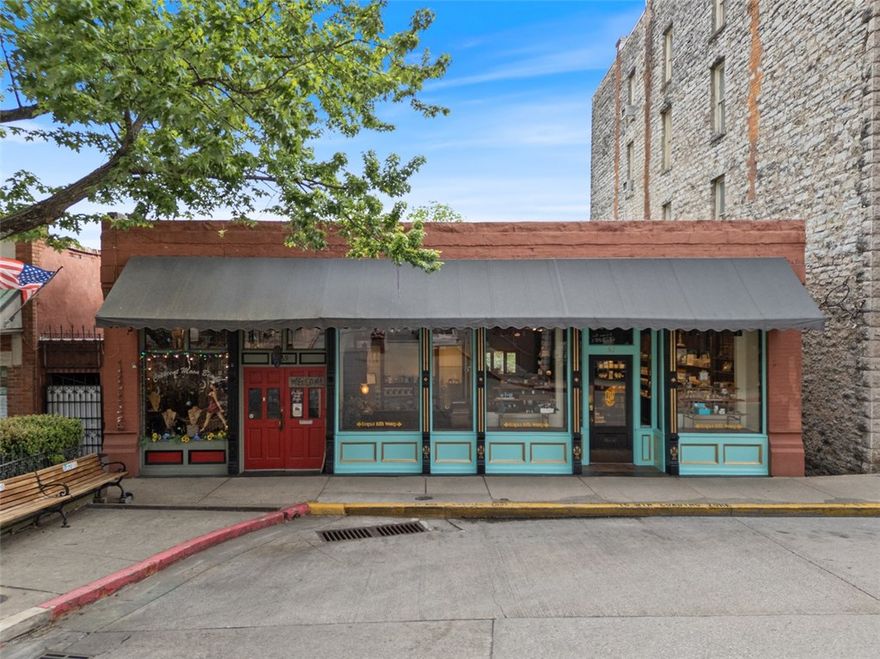 Want to be in the middle of all that downtown Eureka Springs has to offer? This amazing historic property CIRCA 1895 is currently laid out as a triplex with two long term tenants on the Spring Street level and an amazing art and pottery studio in the lower level. One could certainly renovate the lower level into a swanky urban  downtown apartment or even two ultra suede STR studios due to the current layout having two private entrances to the lower level. All three units have their own restrooms and ample storage while being able to share the rare and private off street parking to the rear of the property with access on Center Street. This historic building has been well documented with additional floors so one could conceivably consider even adding additional square footage by adding a structure over the parking lot. Lots of potential with this well maintained and owner occupied property. Schedule showings Monday-Thursday 10-4pm if possible & provide proof of funds. 40% Arkansas rehab tax credits may be an option.