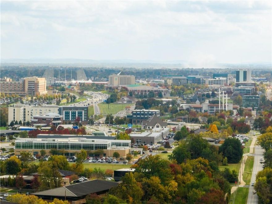 326' I49 frontage 258' Metro Parkway frontage.