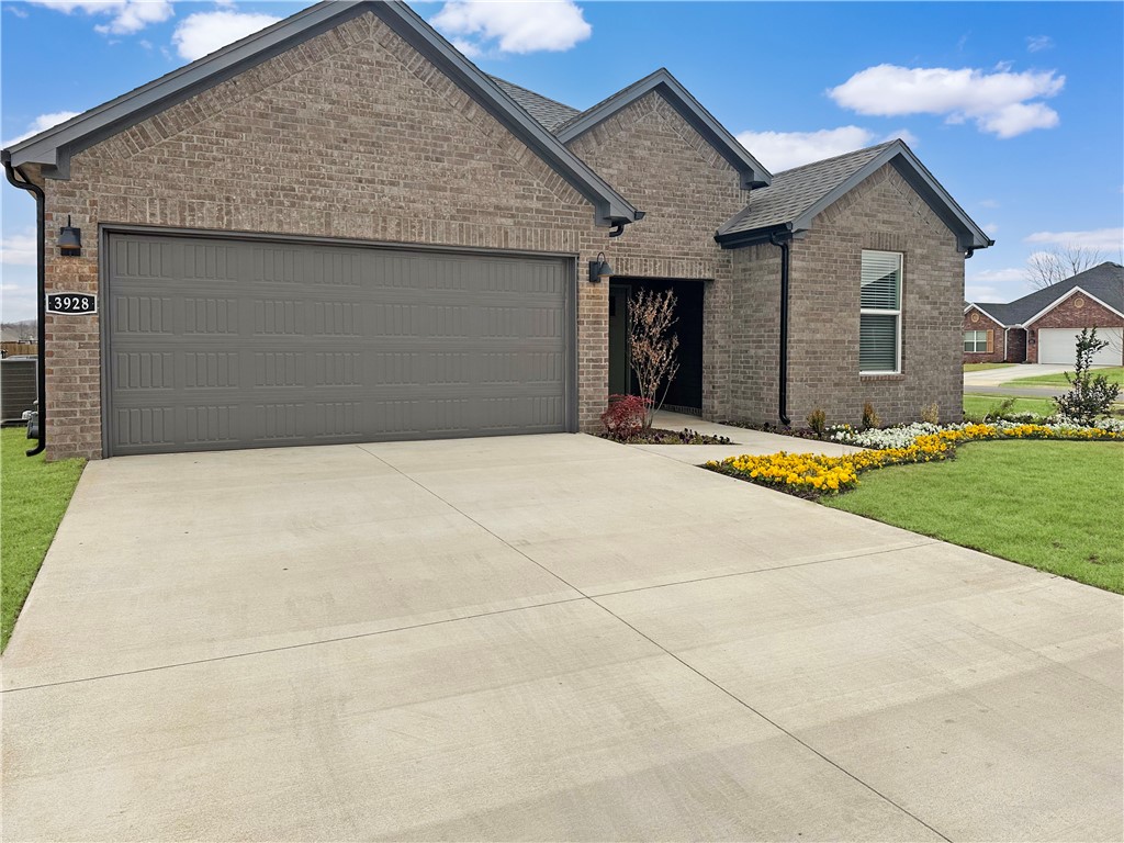 This Denton plan has 3 bedrooms and 2 bathrooms! Hylton Place is located close to the C.L "Charlie and Willie George" park that consists of walking trails, dog park, splash pad, ball fields and tennis courts. There is a grand combination dining room, kitchen and living room. This kitchen offers lots of cabinets, Quartz countertops, stainless steel appliances, a corner walk in pantry an oversized kitchen island with a sink that faces the living room. The living room is perfect for entertainment and will have a cozy electric fireplace. The private main bedroom is located at the back of the homes and features a spacious en-suite bathroom, complete with double vanity sink with quartz counters, walk-in closet and walk in shower. Luxury Vinyl plank flooring throughout! Fans in all bedrooms as well as living room! This home exterior will have 4 sides brick! Covered patio and a landscape package. Tankless hot water heater and more! Parcel number and Taxes TBD.