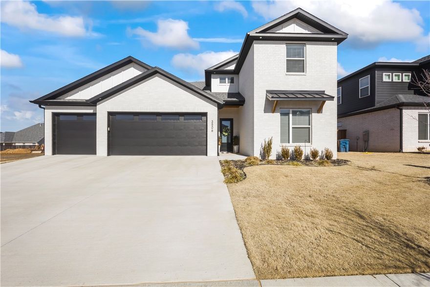 Located in the sought-after community of Aurora, this stunning custom-built home is packed with upgrades!  Step into the spacious living room, featuring a beautiful tiled linear fireplace, perfect for cozy gatherings. The gourmet kitchen boasts high-end stainless-steel Frigidaire Professional making it a chef's dream. This 4beds 3baths home also includes a versatile game room and a 3-car garage with a newly epoxy floor. Designed with exquisite details and an open floor plan ideal for entertaining, this home is a true gem!
Covered patio with fireplace & in a large fully fenced backyard is perfect for entertaining. Aurora residents have access to TONS of community amenities.  Adult pool and family pools, bike repair station, dog park, elevate fitness course, sports court, open air clubhouse & playground. Internet included in POA.