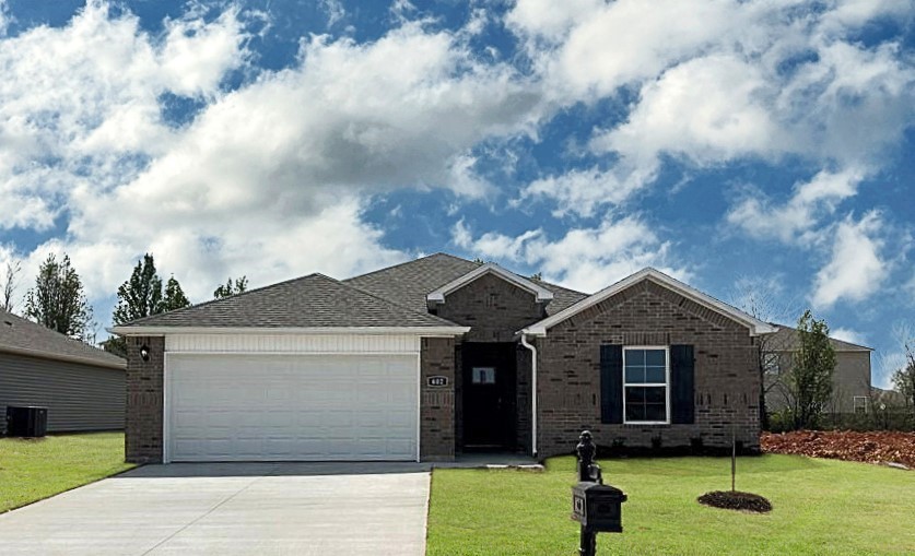 Exquisite Elgin Plan in Wagon Wheel Phase 2, in Farmington, Arkansas! Each home in Wagon Wheel is meticulously crafted with attention to detail, creating a space that feels both luxurious and welcoming. From the moment you walk through the door, you'll be greeted by modern features and spacious a layout that caters to every lifestyle. Our homes boast premium finishes and thoughtful designs, ensuring that you'll be stepping inside your own personal oasis. These homes will be complete with LVP flooring throughout and wood shelving in all closets, pantry and utility room. The kitchen will have quartz kitchen counters, 36-inch cabinets, and stainless-steel appliances! Home will have a Garage Door Opener. Primary bath will have quartz countertops, double sinks, and an oversized walk-in shower. Homes will be 4 sided Brick with Hardi Ā® per plan. Taxes and Parcel TBD.