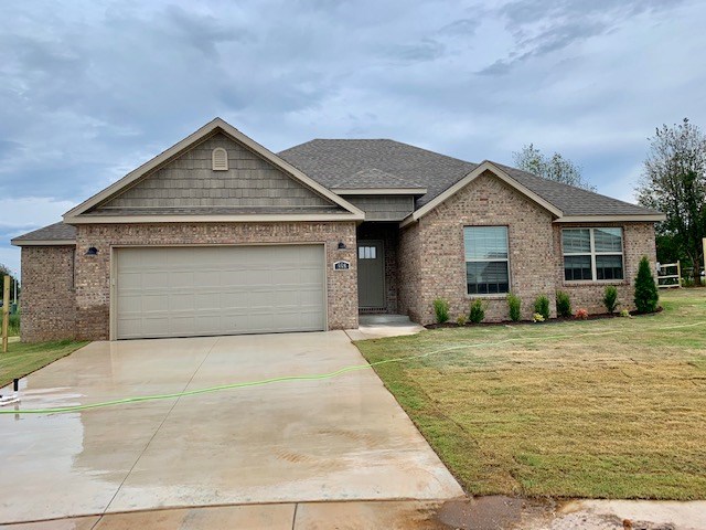 Brand new construction! This all brick, four bedroom, open concept, split floor plan is situated perfectly in between Bentonville and Fayetteville. Home will feature stainless steel appliances, custom cabinets, granite counter tops throughout, ceramic wood look tile in all wet and living areas, and carpet in the bedrooms. Hard to find this quality in a central location at this price! Builder is offering $3500 in concessions with a full price offer! Call for more information!