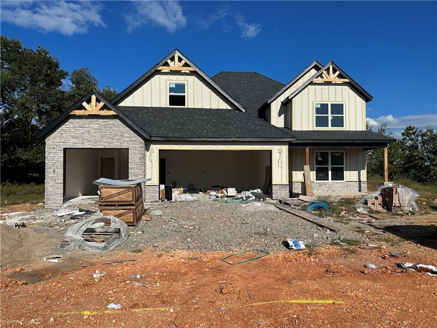 Concessions Include: 5K from the Builder towards closing costs and get an additional 5k if you use the preferred Lender not to mention get the blinds and gutters included. Located 11 miles from downtown Bentonville and the new Bella Vista Bypass exchange, this neighborhood offers you the convenience of I-49 but with the country feel you crave!